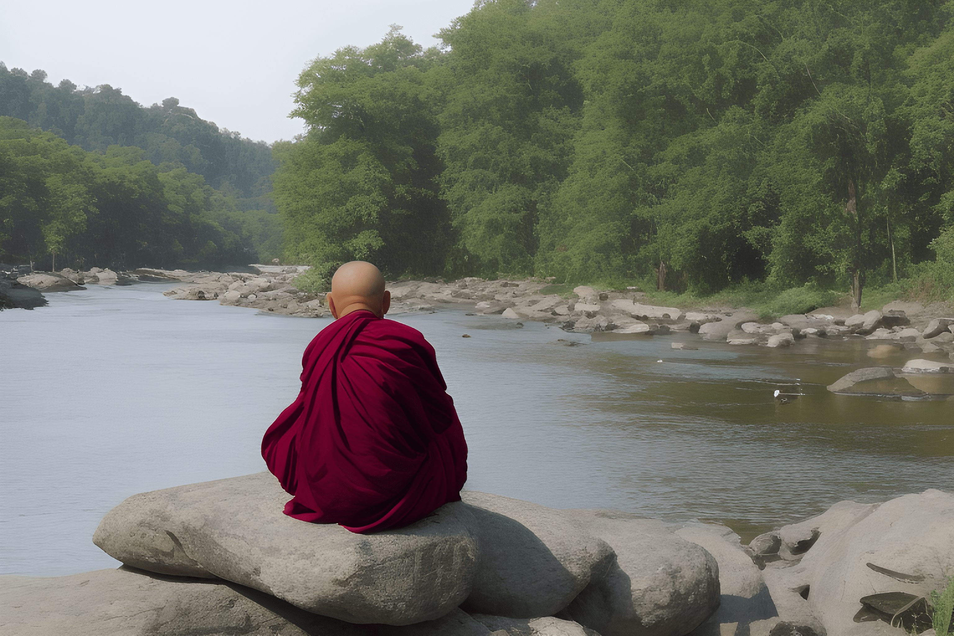 Monk Meditating | Transcendental Meditation London | Meditation London